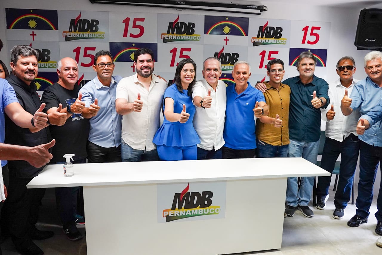 Jarbas Filho prestigia convenção estadual do MDB Pernambuco