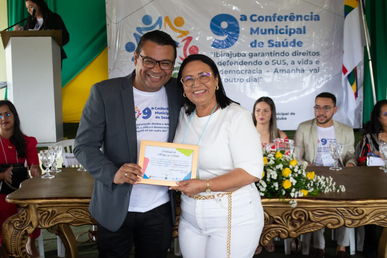 SECRETARIA DE SAÚDE DE IBIRAJUBA ATRAVÉS DA PREFEITA MARIA IZALTA, REALIZAM A 9ª CONFERÊNCIA MUNICIPAL DE SAÚDE