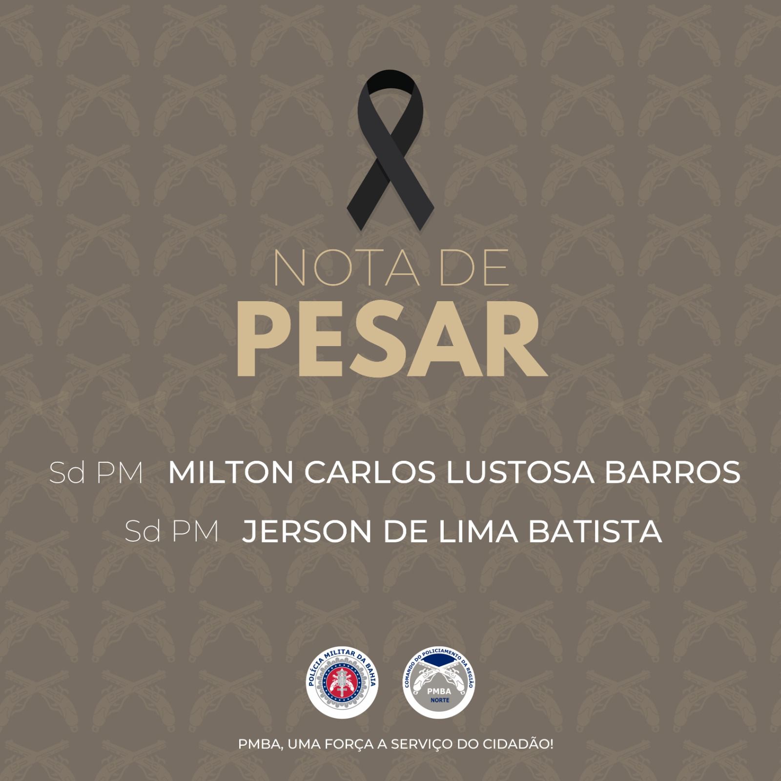 NOTA DE PESAR