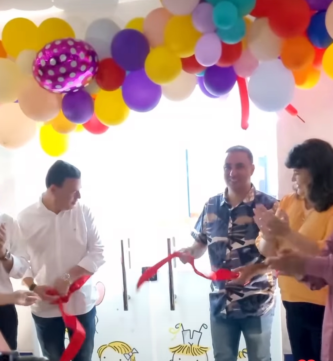 Presidente da Câmara de Vereadores de Garanhuns,Luizinho de Roldão participa da inauguração da Creche de Massaranduba