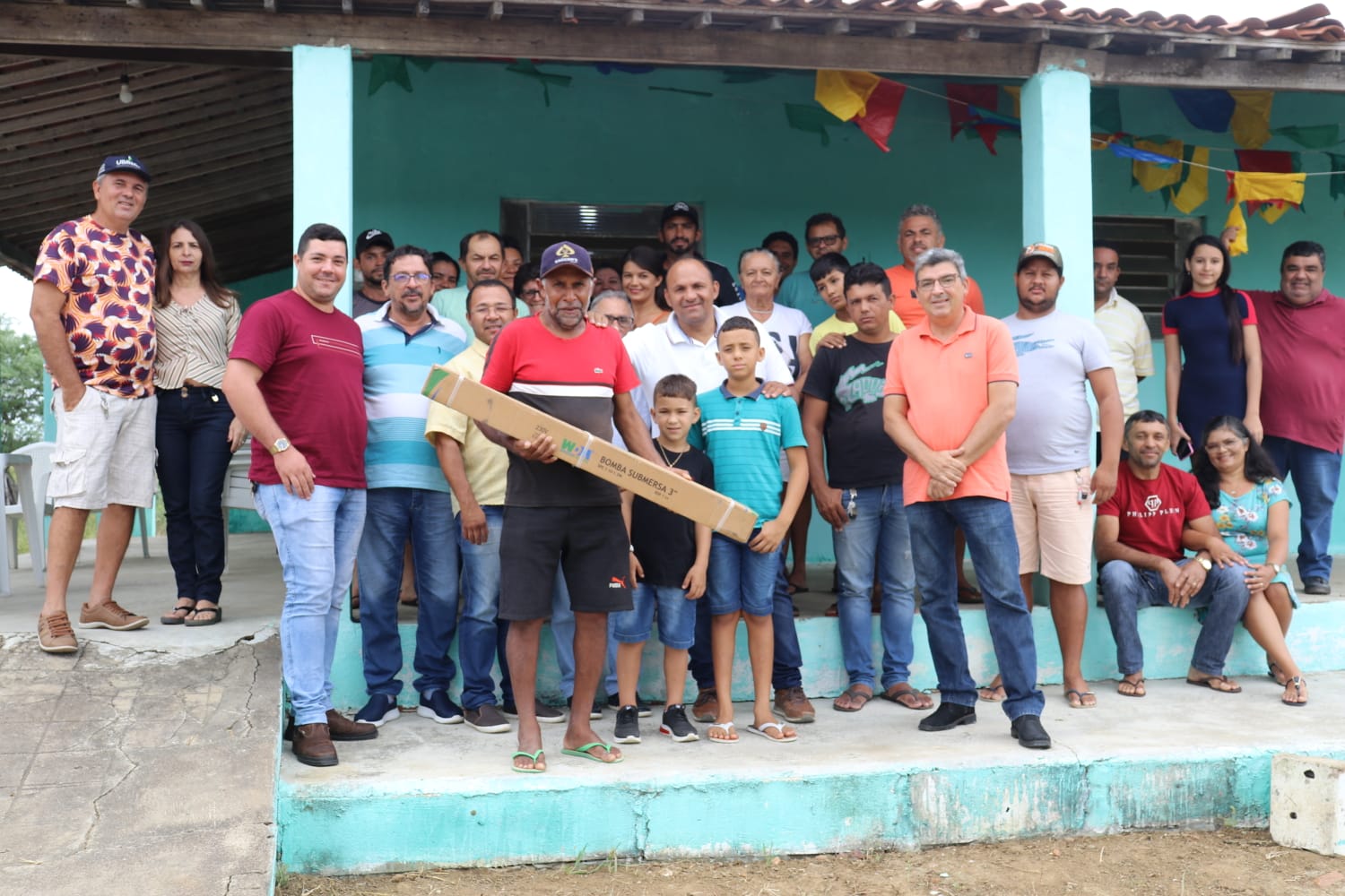 Gena Lins cumpriu intensa agenda pela zona rural de Taquaritinga do Norte