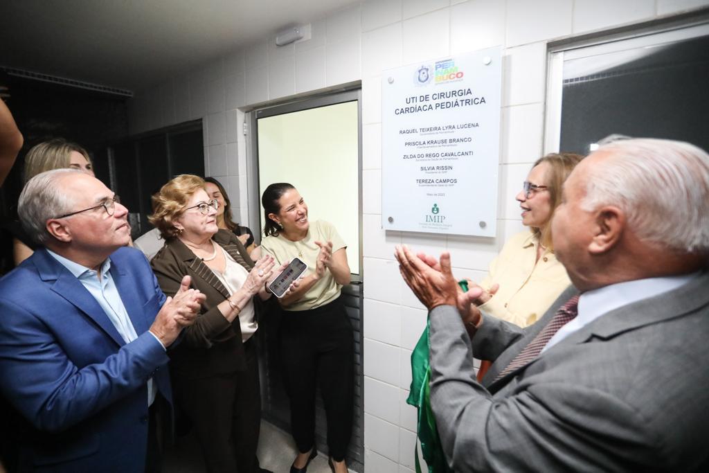 Governadora Raquel Lyra inaugura UTI Cardiológica Pediátrica do Imip