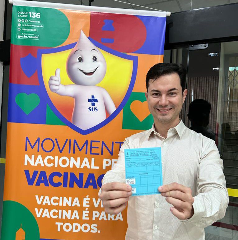 Clodoaldo quer cartão de vacina atualizado como critério de desempate em concursos públicos