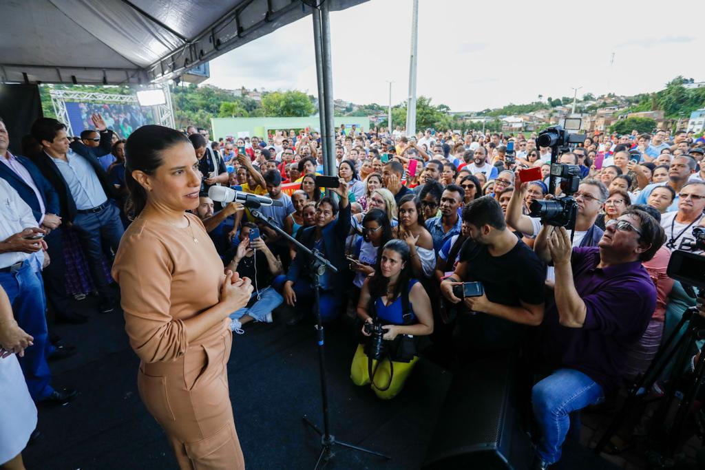 Em Escada, governadora Raquel Lyra inaugura parque de lazer e preservação ambiental