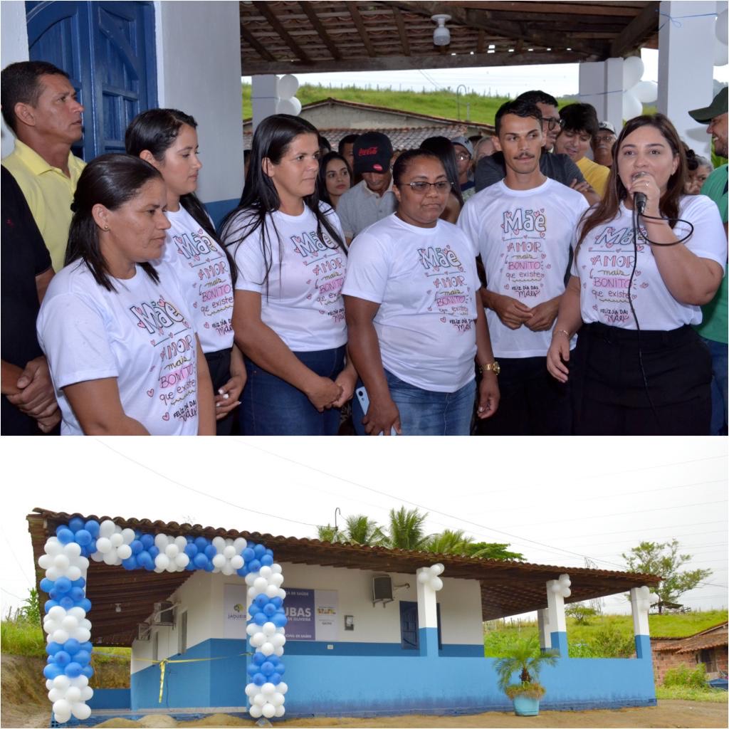 Na Zona Rural de Jaqueira, Ridete Pellegrino assina ordem de serviço de calçamento e inaugura UBS