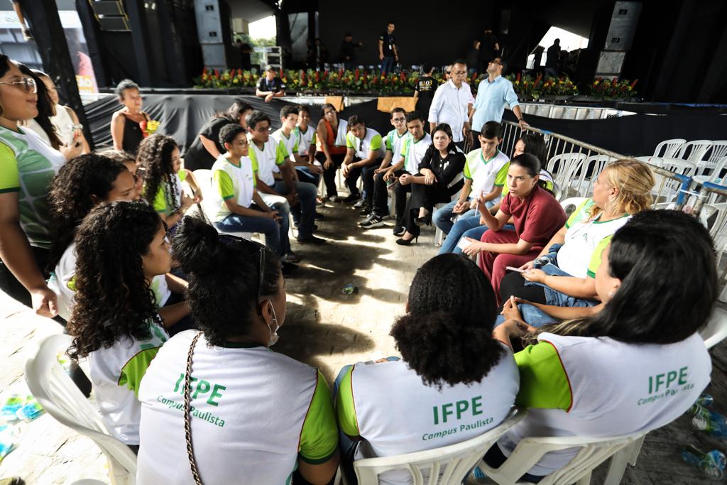 Governadora Raquel Lyra acompanha presidente Lula na inauguração do Campus Paulista do IFPE