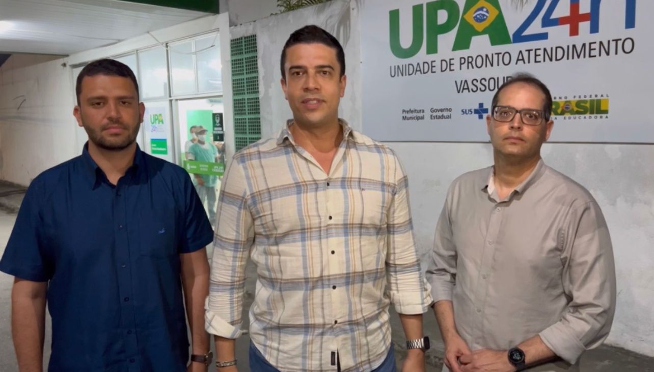 Rodrigo Pinheiro visita UPA do Vassoural e anuncia a reforma da unidade