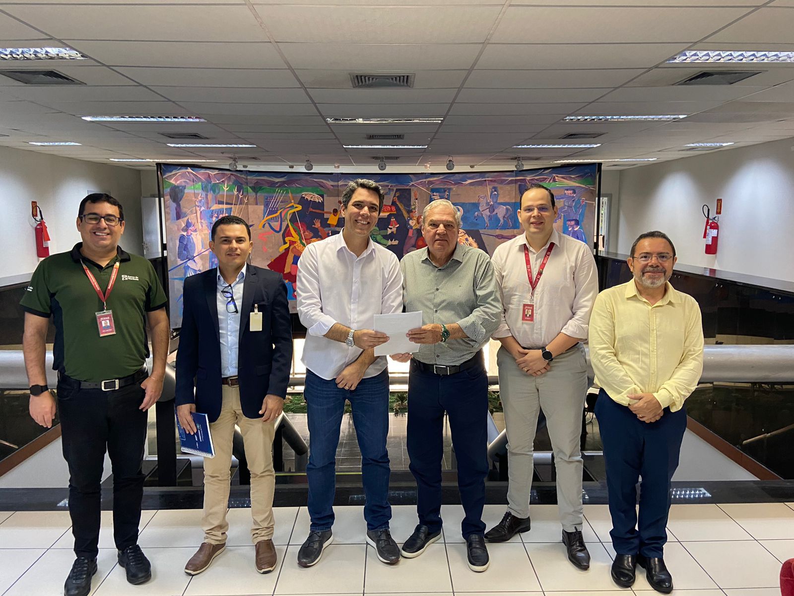 Presidente do Iterpe e Coordenador Jurídico participam de reunião com o Superintendente do Banco do Nordeste