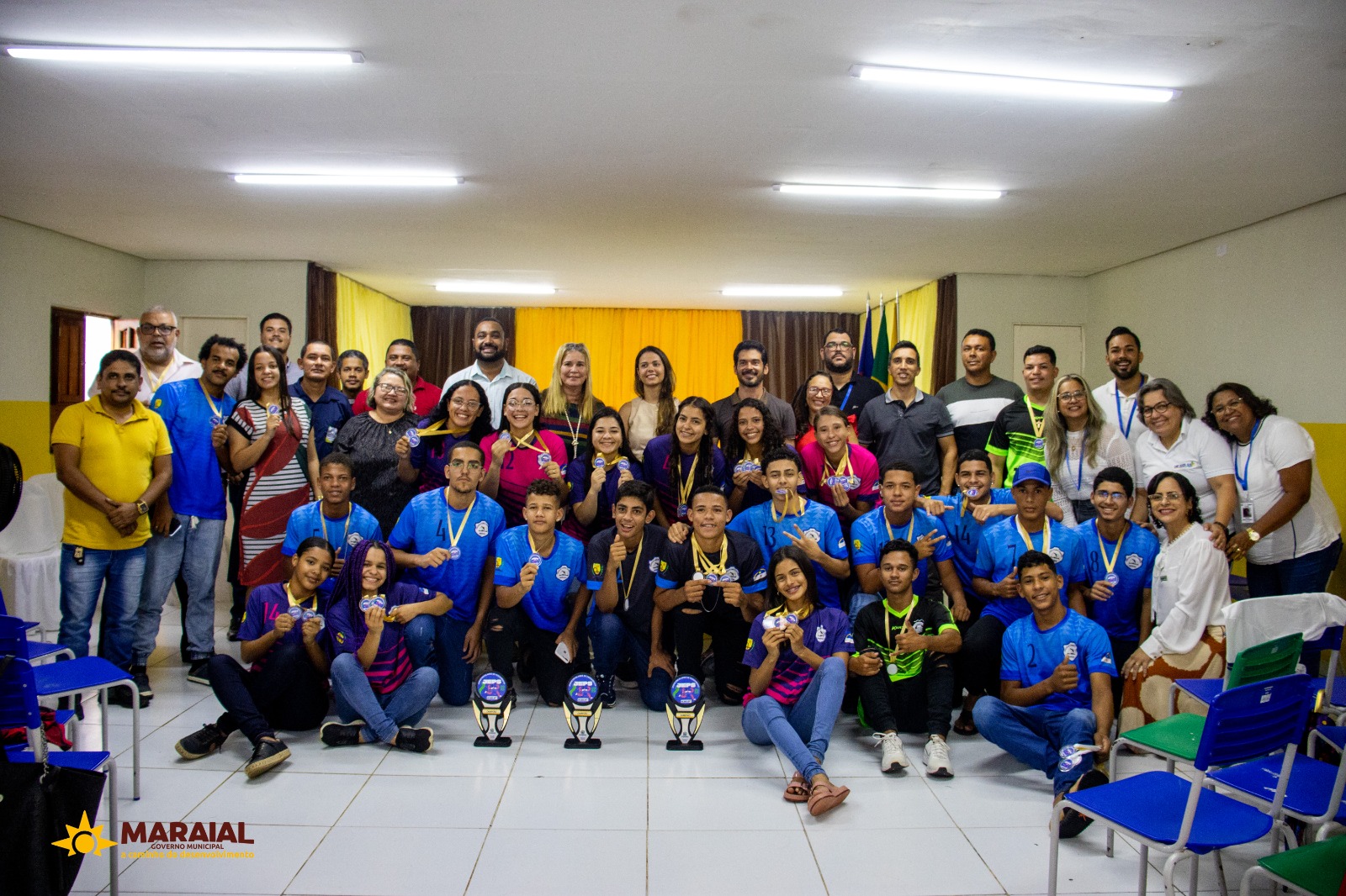 Secretária de Educação de Maraial,Thais Cortez faz homenagem aos estudantes destaques nos jogos escolares