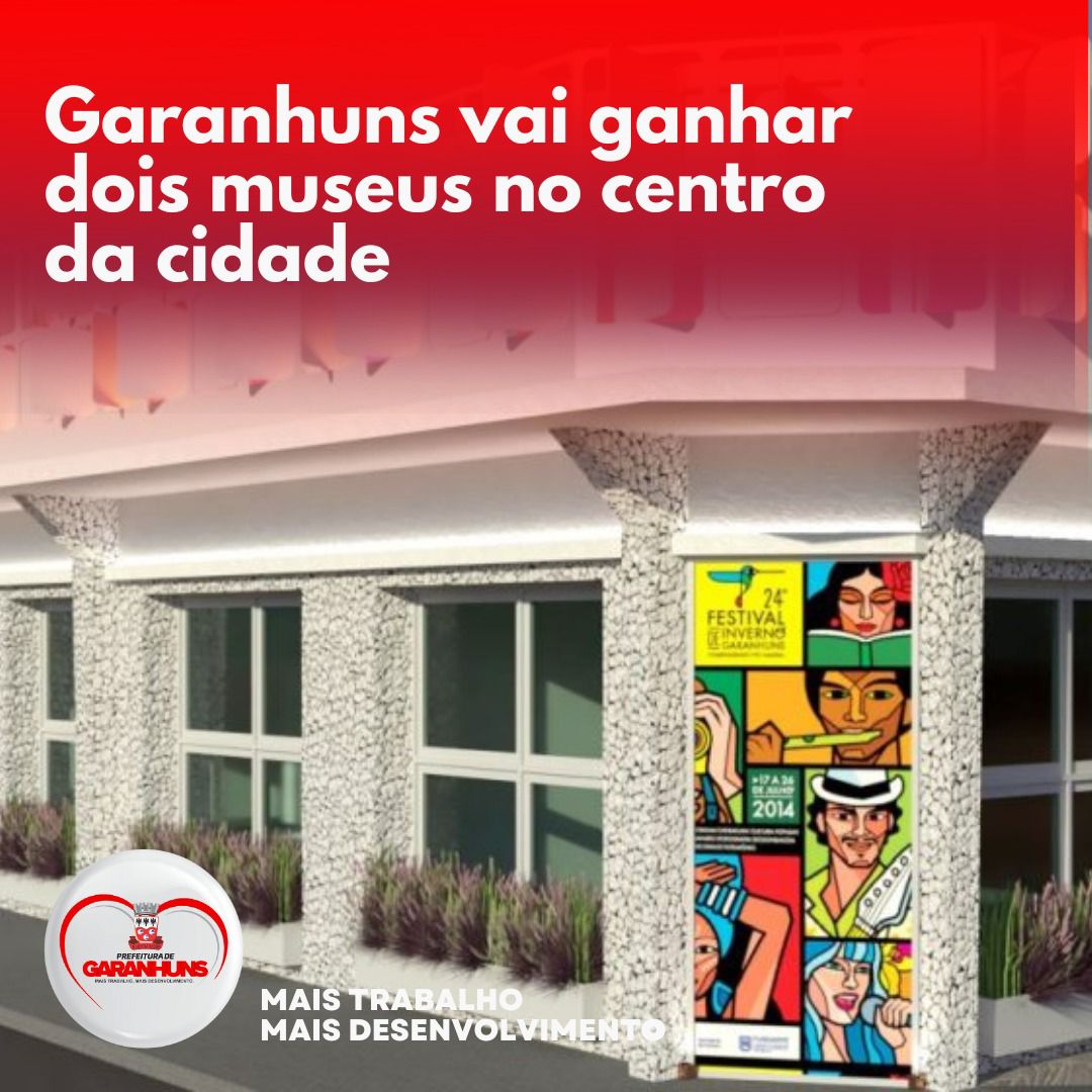 Garanhuns vai ganhar dois museus no centro da cidade