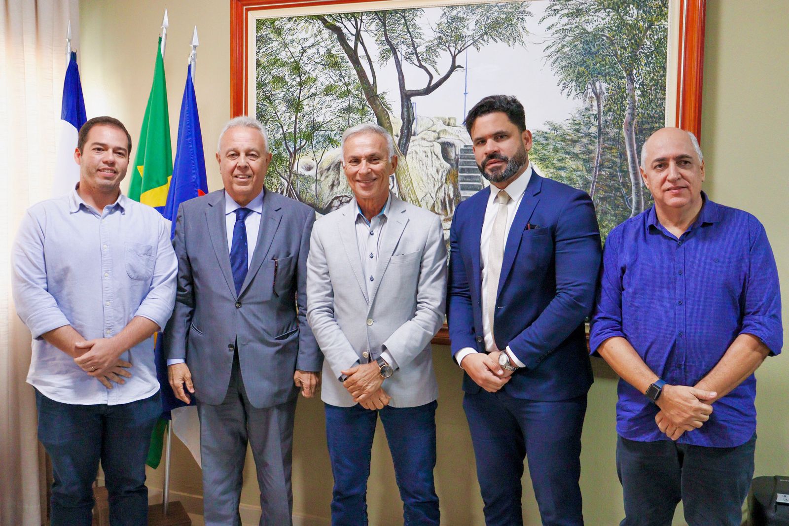 Encontro de Experiências: Ex-conselheiro do TCE-PE, Carlos Porto, visita o prefeito da Vitória de Santo Antão