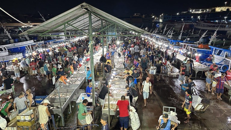 MPA fiscaliza obras do Terminal Público Pesqueiro de Manaus