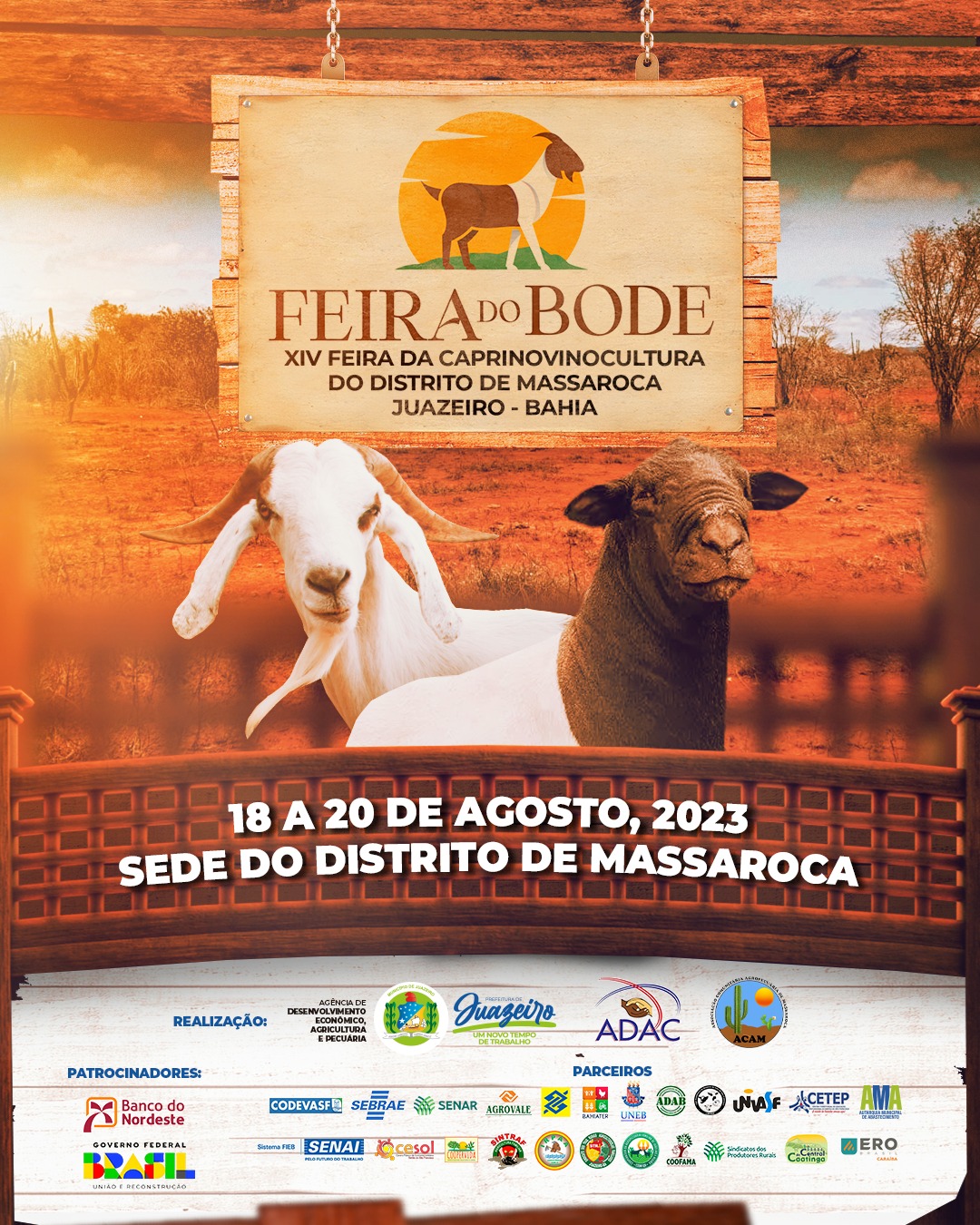 Feira do Bode de Massaroca acontece este final de semana