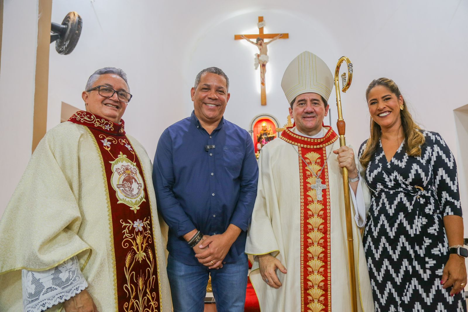 Arcebispo Dom Paulo celebra missa no Dia de Santo Agostinho, no Cabo