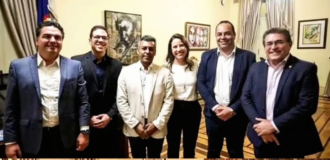 RAQUEL LIRA RECEBE PREFEITO BAL, CACIQUE MARCOS E VICE-PREFEITO GUILA ARAÚJO