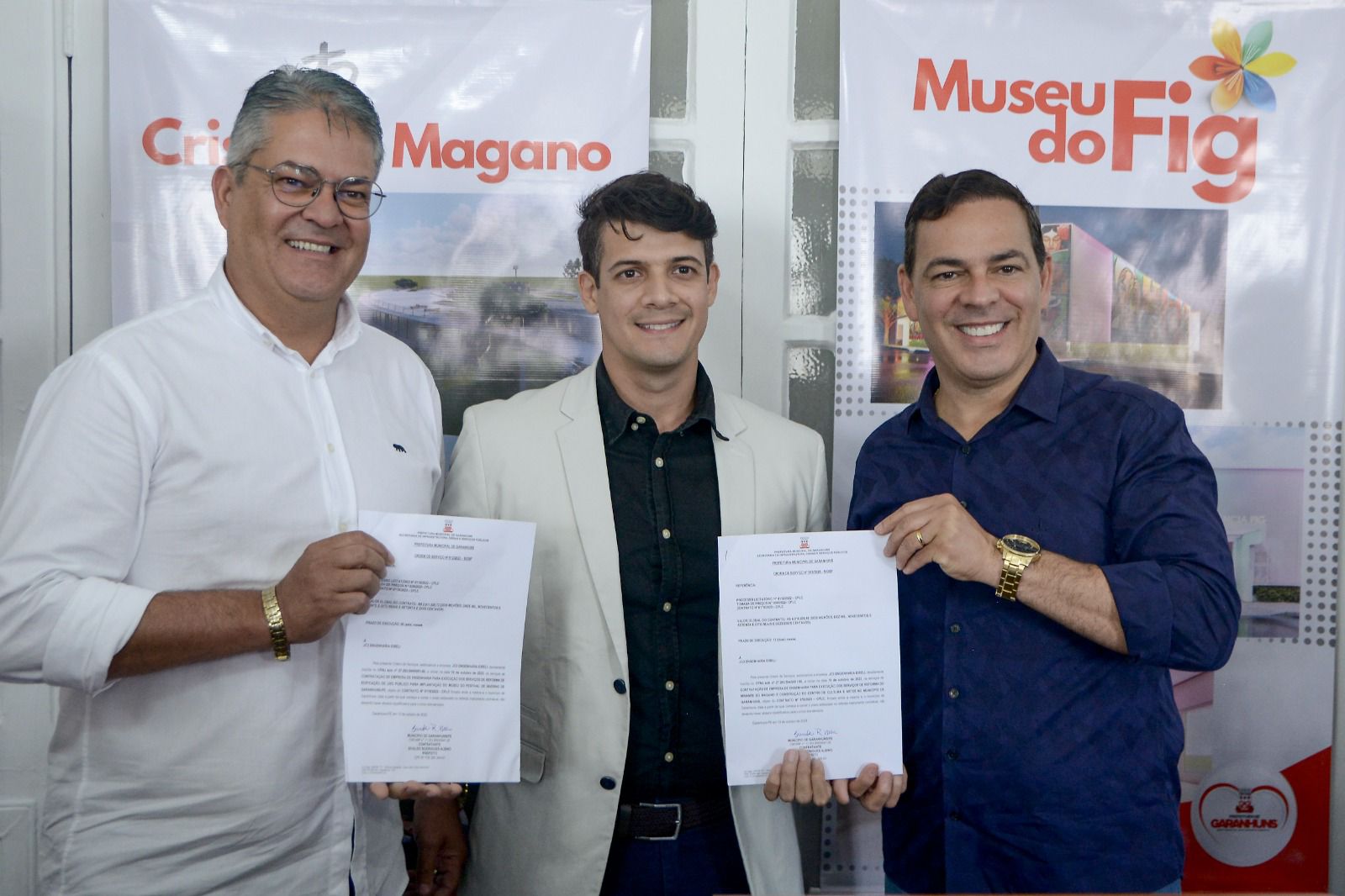 Prefeito Sivaldo Albino anuncia obras do Museu do FIG e requalificação turística do Cristo do Magano