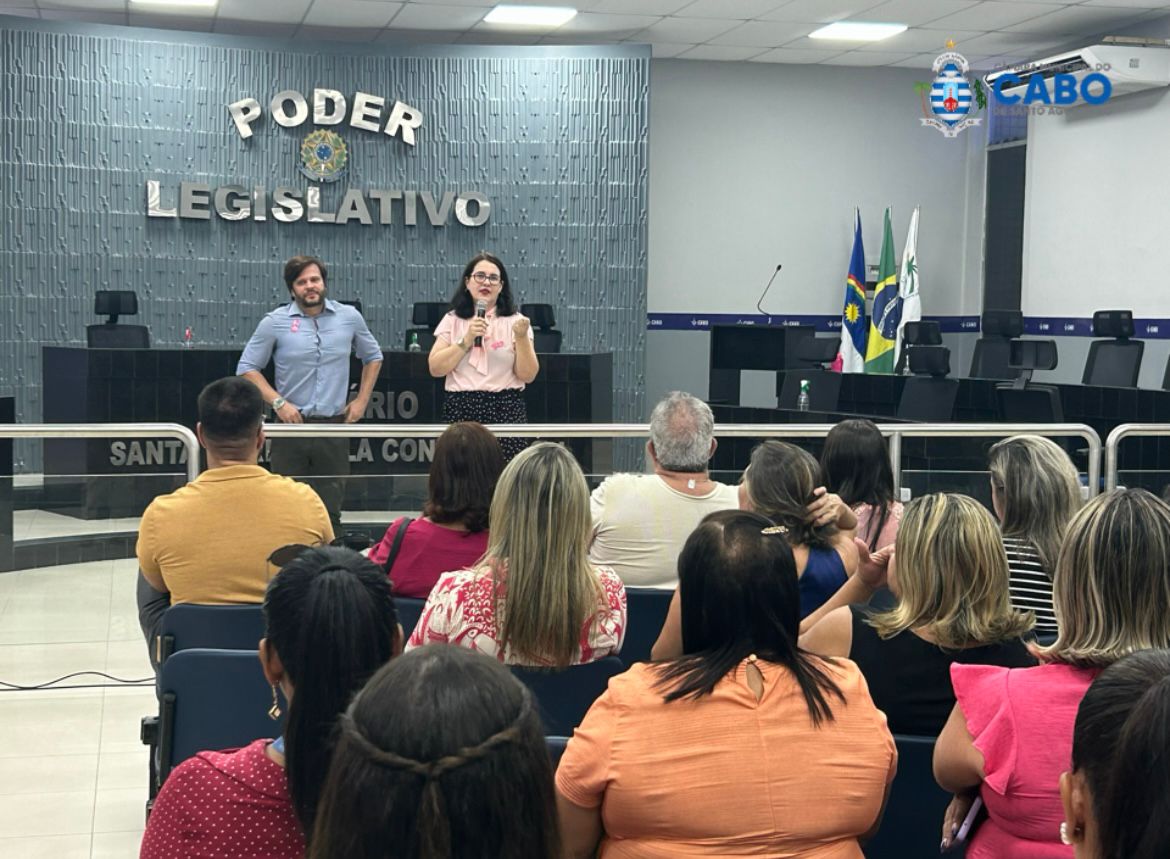 Câmara do Cabo recebe ações de saúde do Outubro Rosa