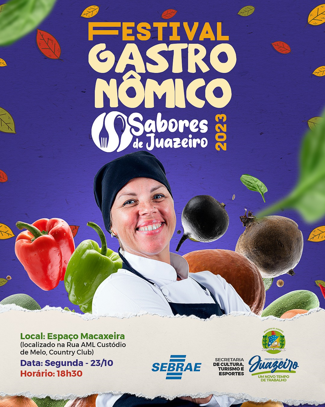 Abertura oficial da 3ª edição do Festival Gastronômico Sabores de Juazeiro acontece hoje