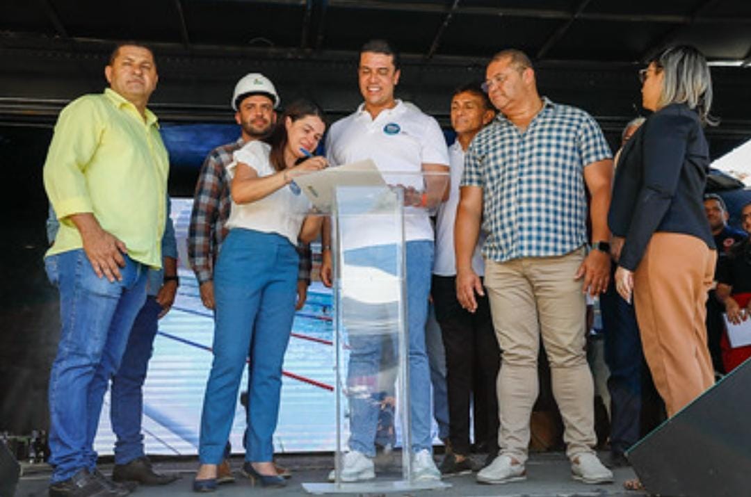 Prefeito Rodrigo Pinheiro autoriza início da obra de construção da Escola Santos Anjos, no bairro Kennedy