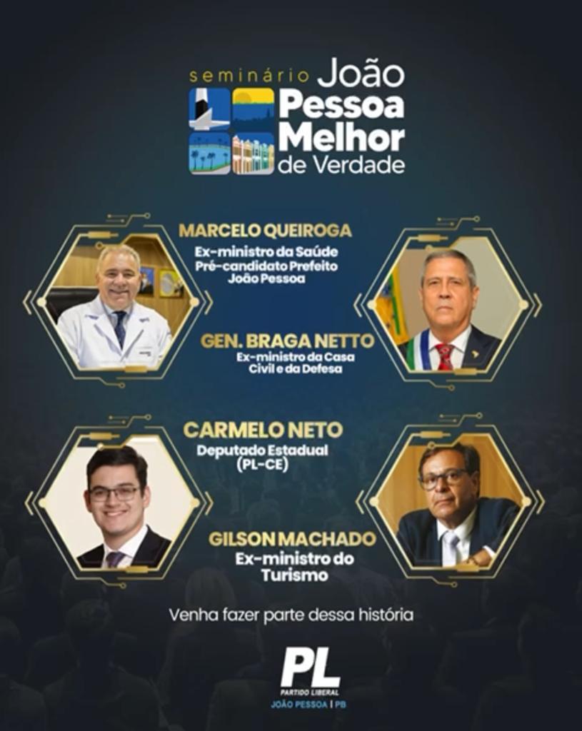 Gilson Machado destaca a força da Direita no país em Seminário do PL em João Pessoa