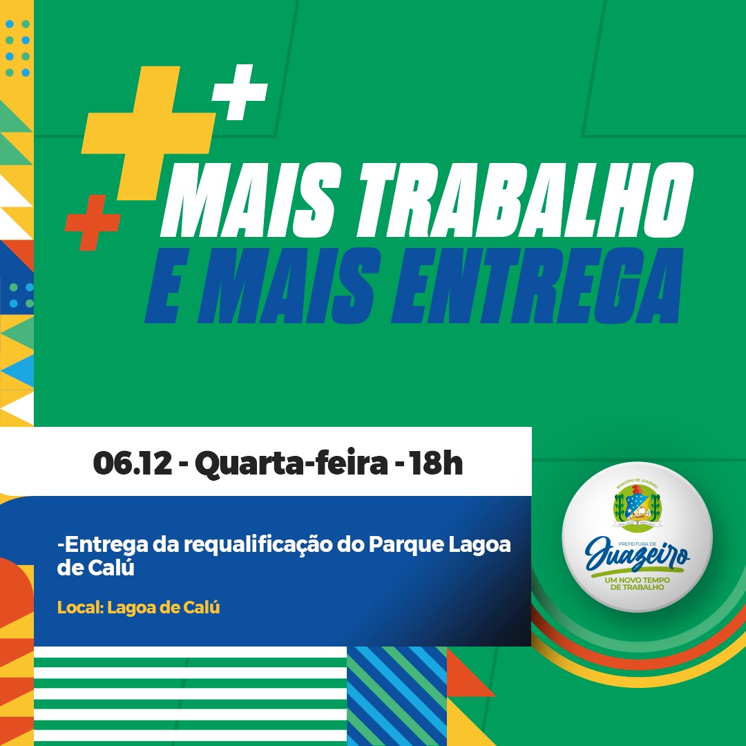 Gestão Suzana Ramos vai entregar Parque Lagoa de Calú totalmente requalificado nesta quarta-feira (6)