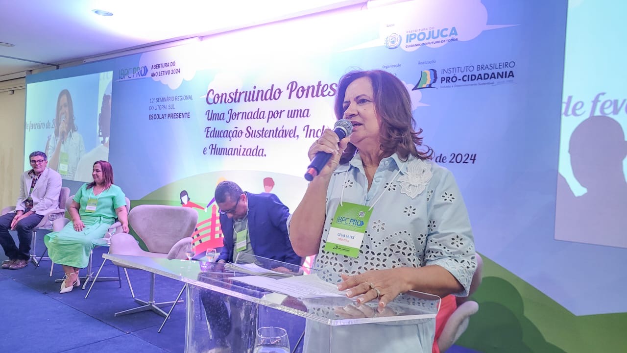 Seminário abre Ano Letivo 2024 do Ipojuca com presença da prefeita Célia Sales