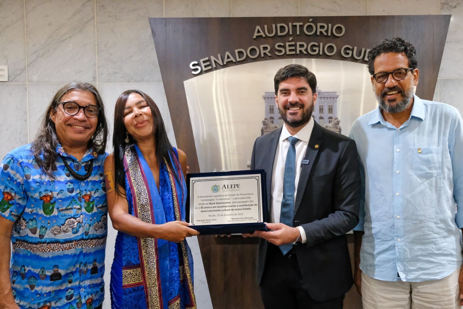 Com indicação de Kaio Maniçoba, Alepe homenageia Naná Vasconcelos em sessão solene