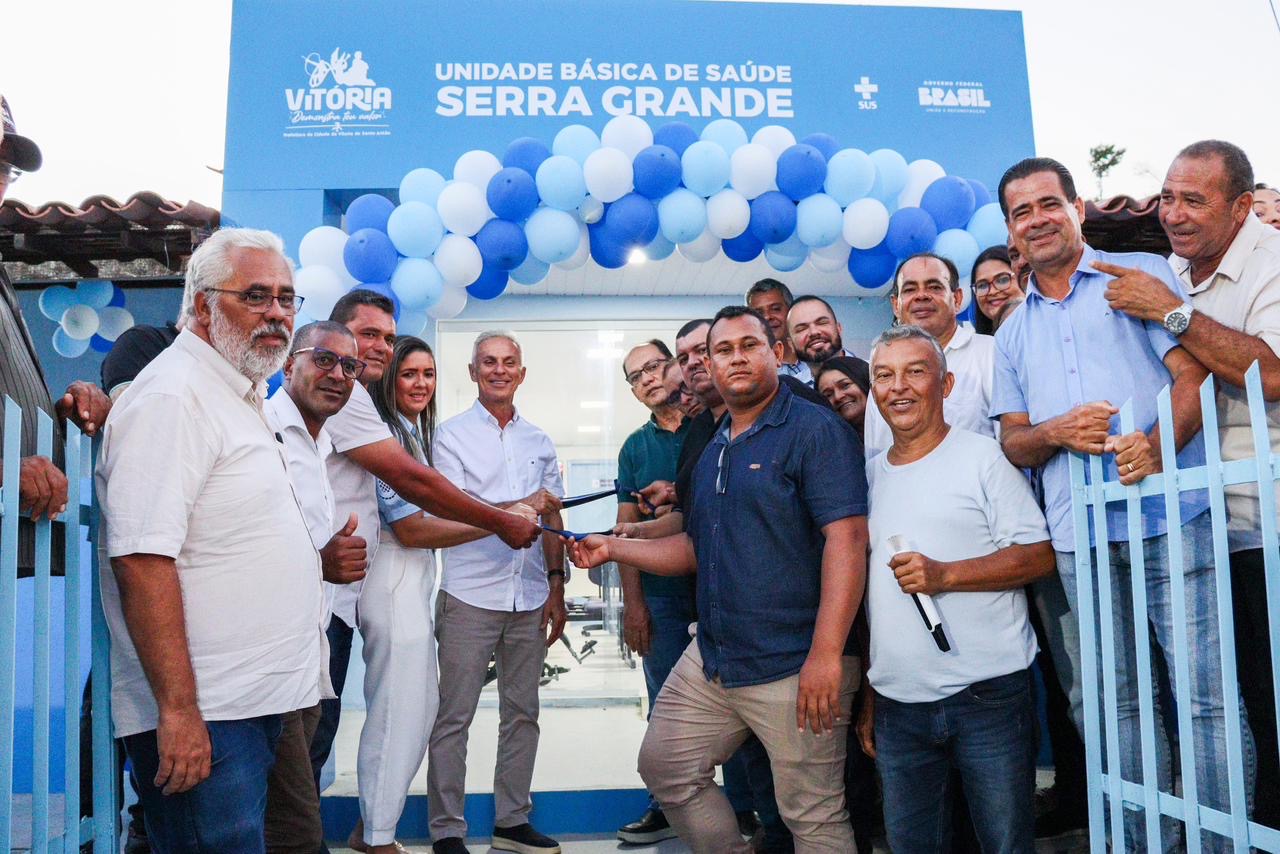 Unidade Básica de Saúde de Serra Grande, na zona rural, é entregue aos moradores