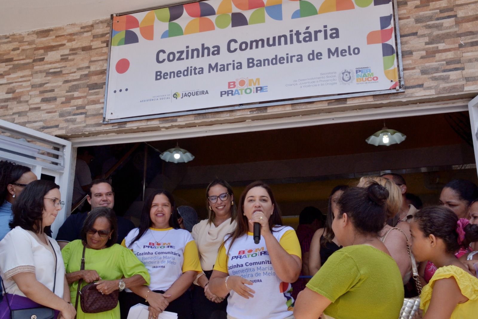 Prefeita Ridete Pellegrino inaugura Cozinha Comunitária de Jaqueira