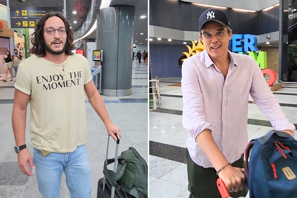 Artistas Allan Souza Lima e Dalton Vigh desembarcam no Recife e vão para Nova Jerusalém