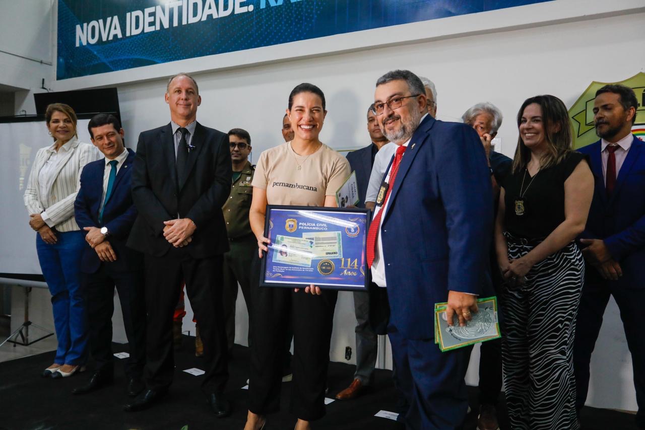 Juntos pela Segurança: No Recife, governadora Raquel Lyra inaugura o Laboratório de Papiloscopia Forense e lança nova Carteira de Identidade Nacional