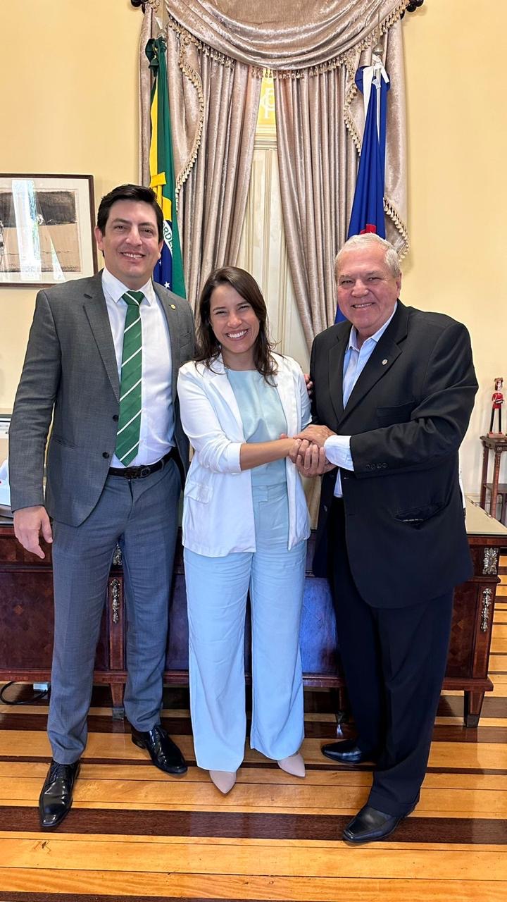 Pré-Candidato a Prefeito de Buenos Aires, Henrique Queiroz e Dep. Henrique Filho, se Reúnem com Governadora no Palácio