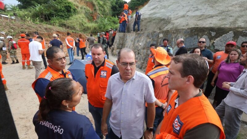 Mano Medeiros participa do 1º Simulado de Desastres realizado pela Defesa Civil do Estado e Prefeitura do Jaboatão, em Jardim Monte Verde