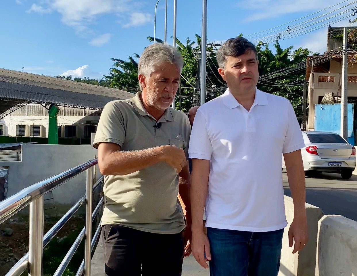 Os deputados federais Eduardo e Lula da Fonte e a gestão do prefeito Edmilson Cupertino entregam à população de Moreno a Ponte Santa Maria reformada, uma reivindicação de mais de 60 anos