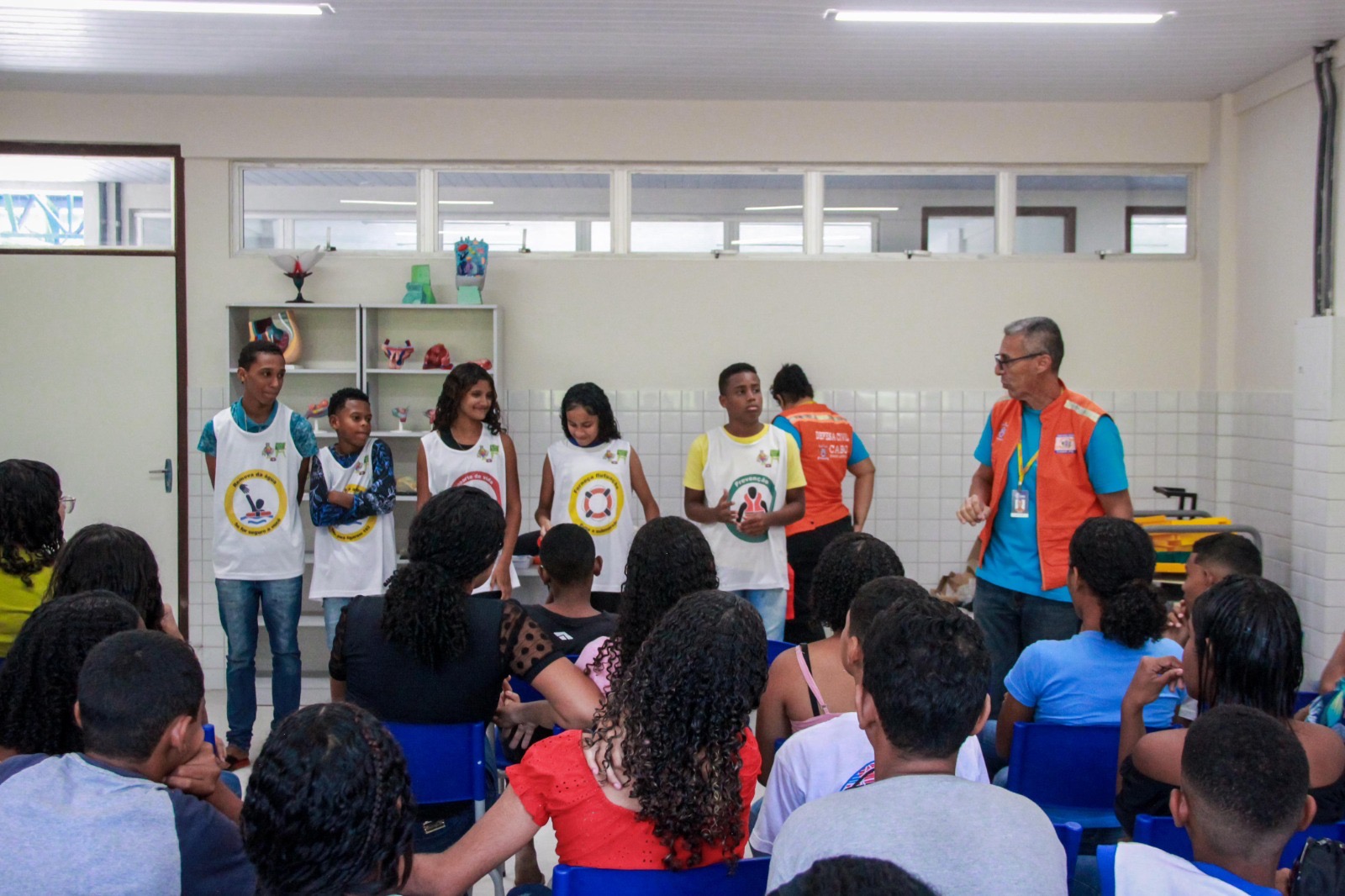 Defesa Civil do Cabo realiza ciclo de palestras em escolas sobre prevenção