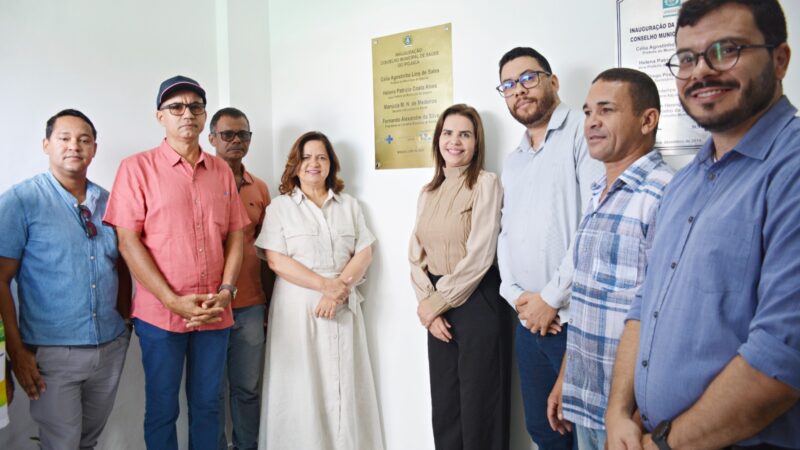 Prefeita Célia Sales inaugura nova sede do Conselho Municipal de Saúde do Ipojuca