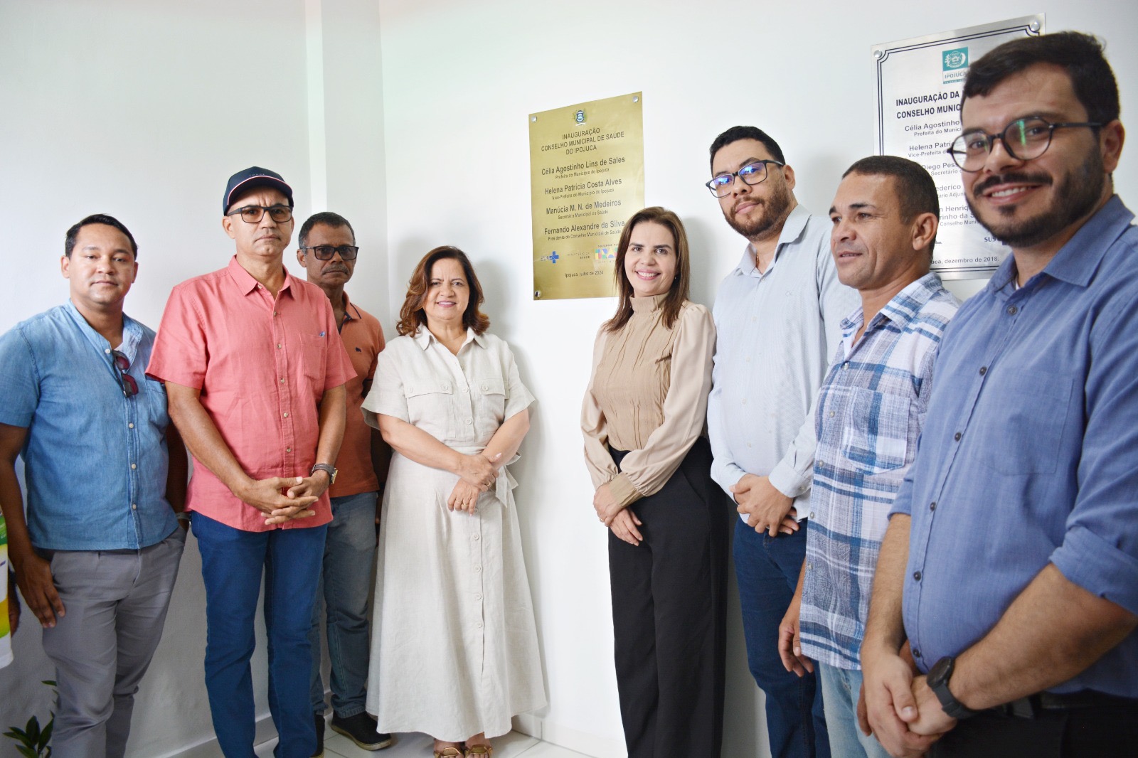 Prefeita Célia Sales inaugura nova sede do Conselho Municipal de Saúde do Ipojuca