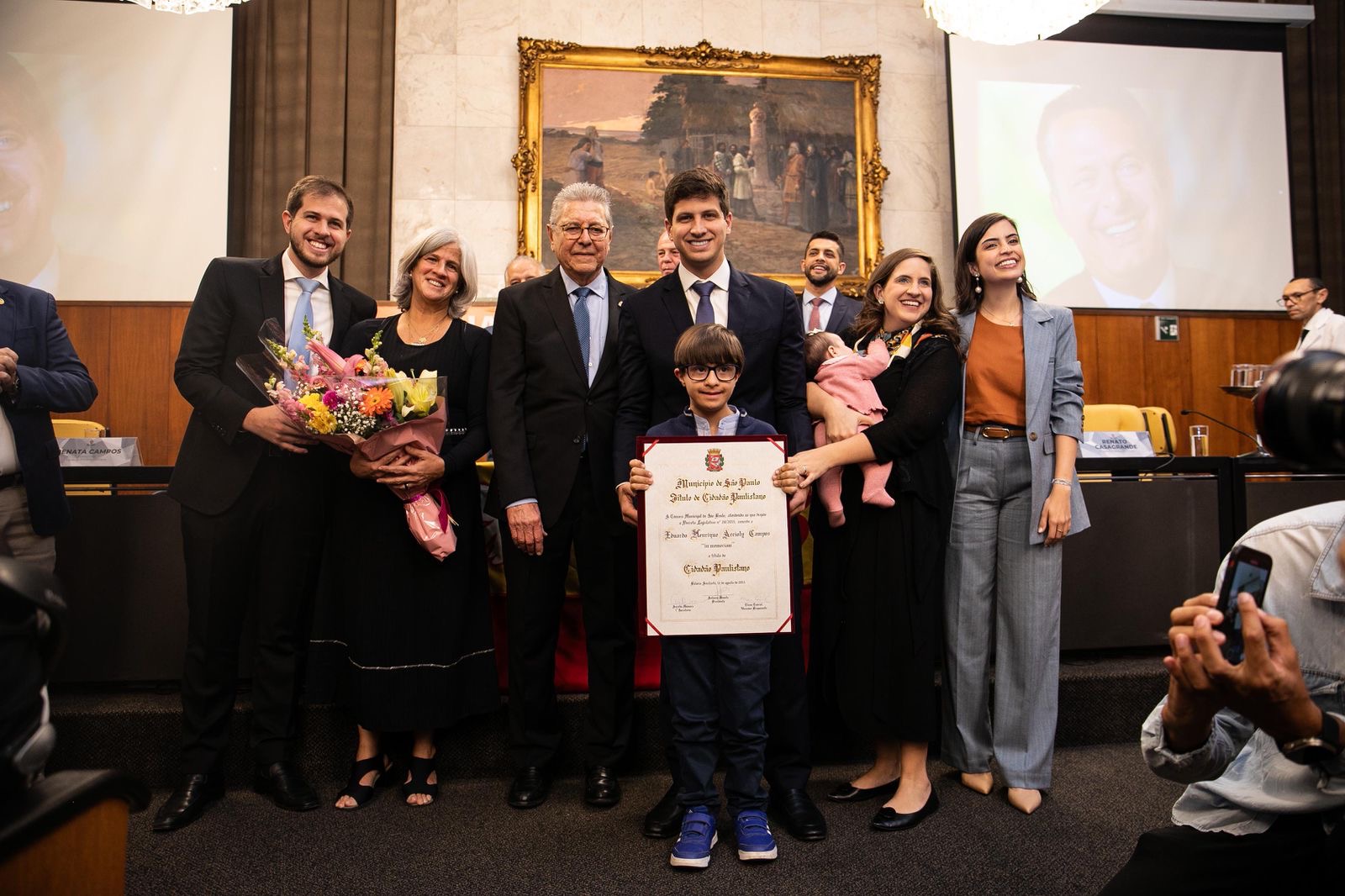 Eduardo Campos recebe título de cidadão paulistano in memoriam