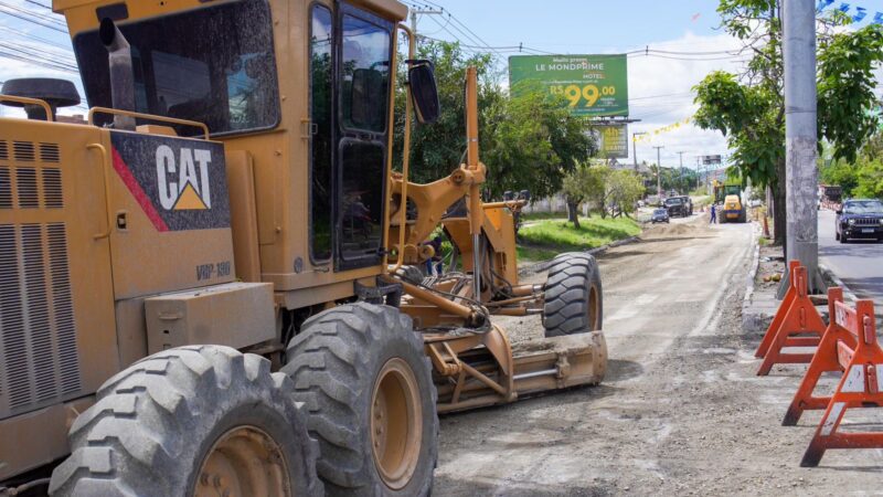 Caruaru: Revitalização da Avenida José Rodrigues de Jesus passa de 50% de execução