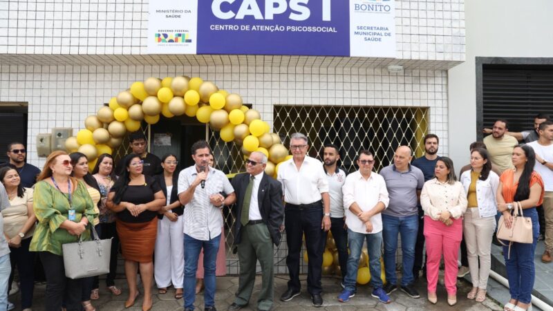 Prefeito Gustavo Adolfo inaugura o Centro de Atenção Psicossocial em Bonito