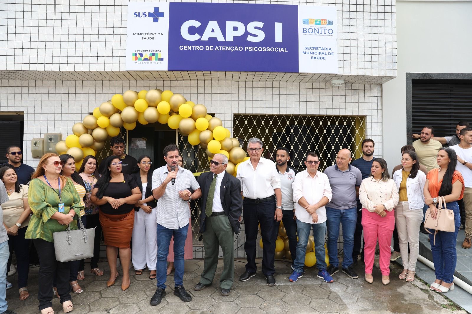 Prefeito Gustavo Adolfo inaugura o Centro de Atenção Psicossocial em Bonito