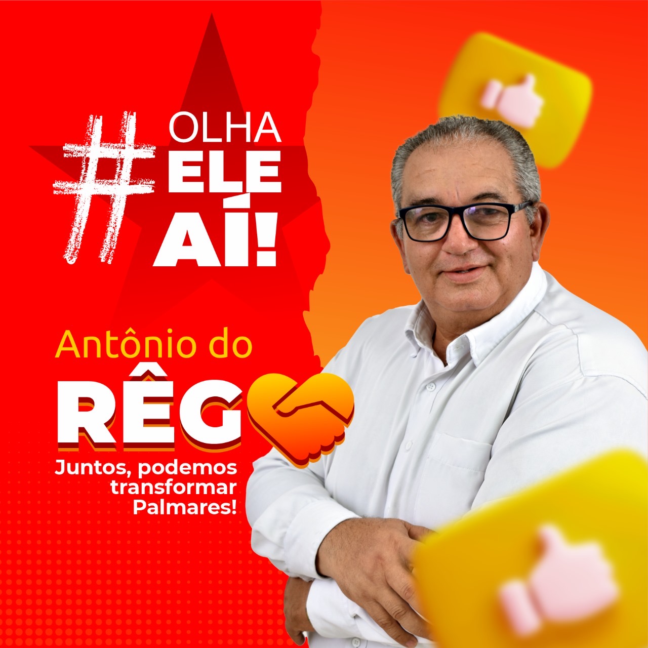 Locutor Antônio Do Rêgo vem como pré candidato a vereador dos Palmares