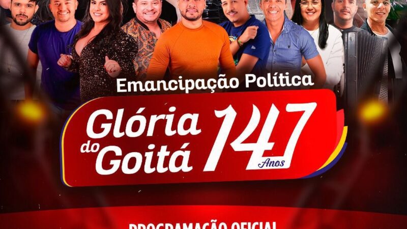 Glória do Goitá comemora festa de emancipação dos seus 147 anos