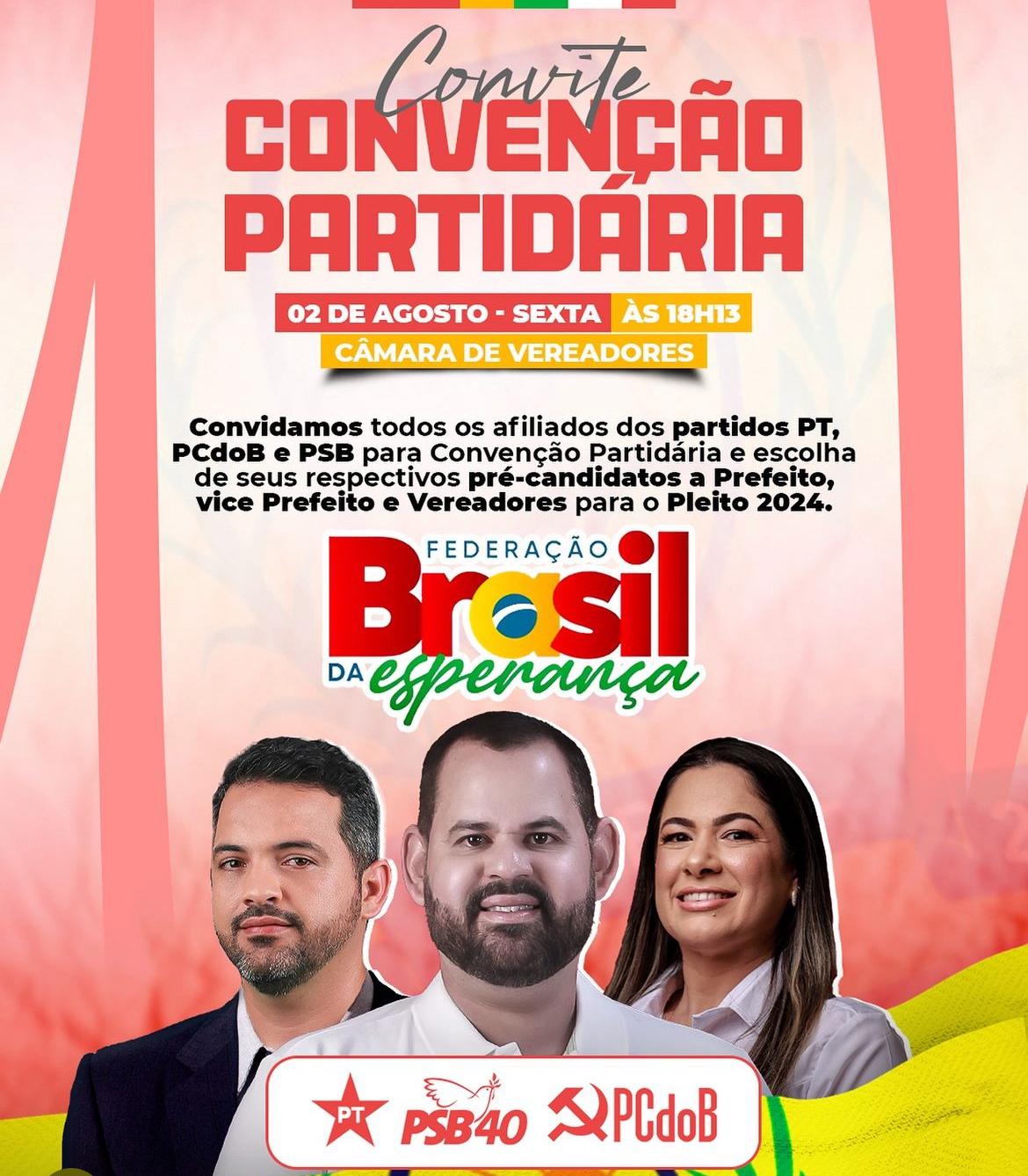 Maraial: Diogo andrade realiza convenção no próximo dia 02 de agosto