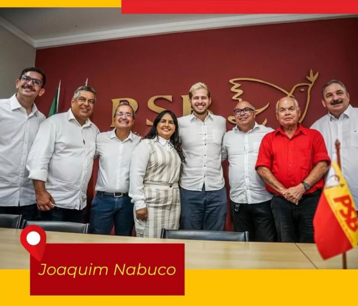 Em Joaquim Nabuco PSB e Progressistas anunciam suas convenções municipais para o dia 4 de agosto de 2024, às 14h40, na quadra de esportes da Escola Municipal Otacílio.