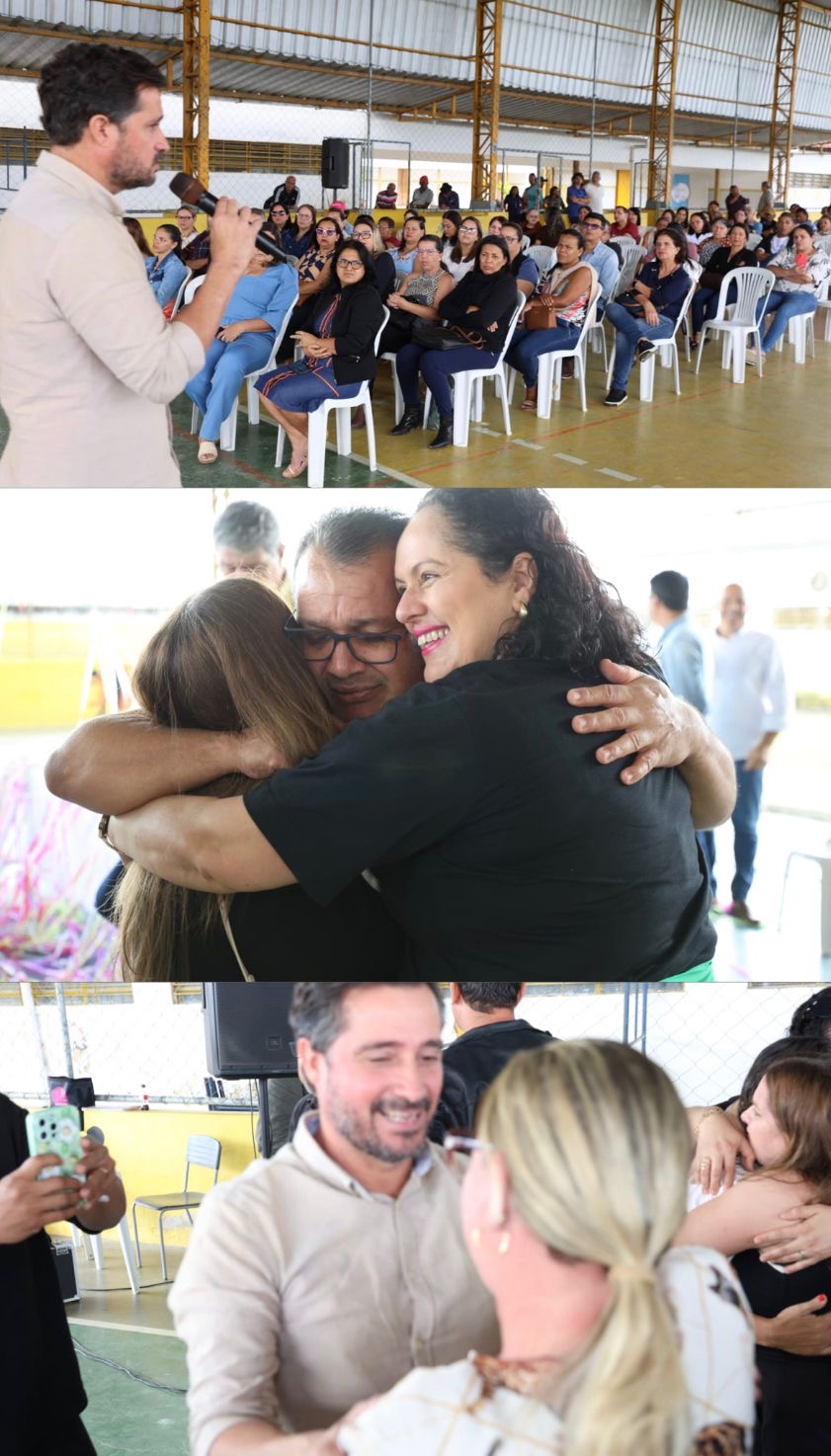 ‘Em clima de festa e emoção Prefeito Gustavo Adolfo anuncia permanência dos concursados do polêmico “Concurso de 2006”, em Bonito.