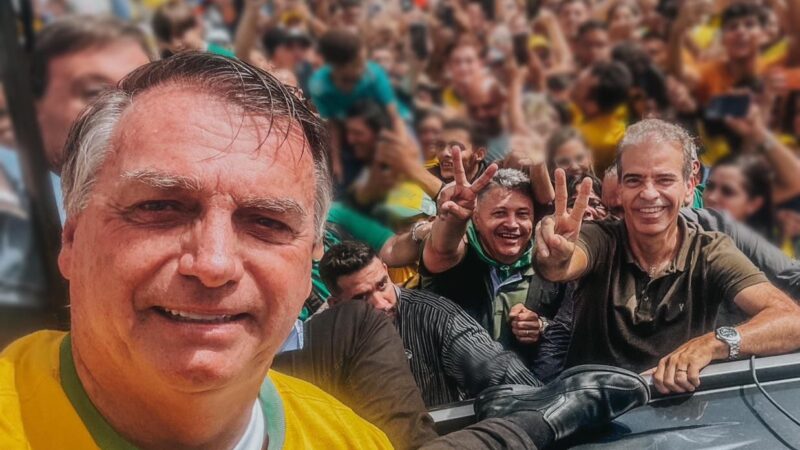 Feitosa comemora a receptividade a Bolsonaro: “tentaram silenciar e não conseguiram”