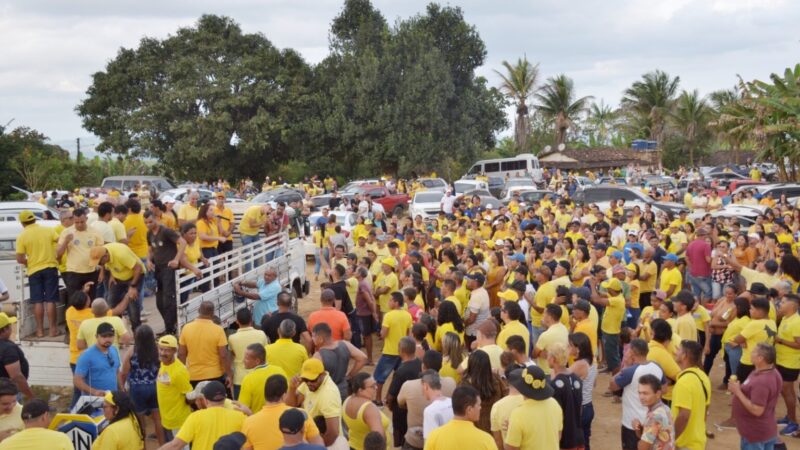 Jaqueira: Prefeita Ridete Pellegrino reúne multidão em agenda política na zona rural