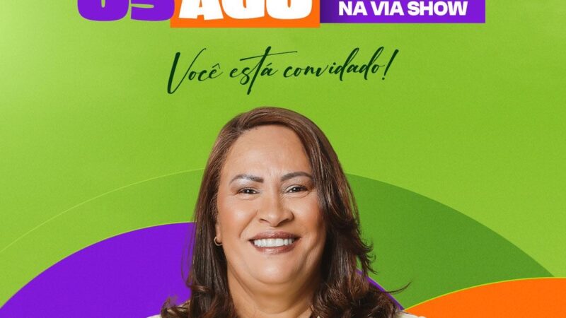 Convenção para homologar Suzana Ramos na disputa à reeleição será na segunda (5), na Via Show