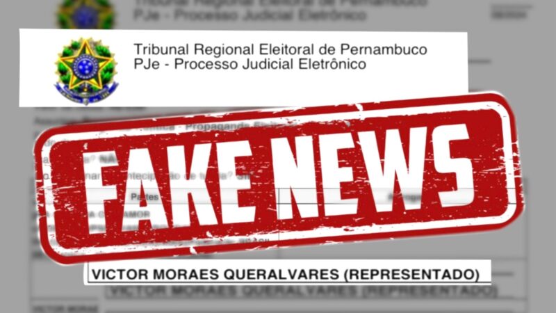 Justiça Eleitoral determina exclusão de Fake News publicada pelo candidato Aglaílson Victor